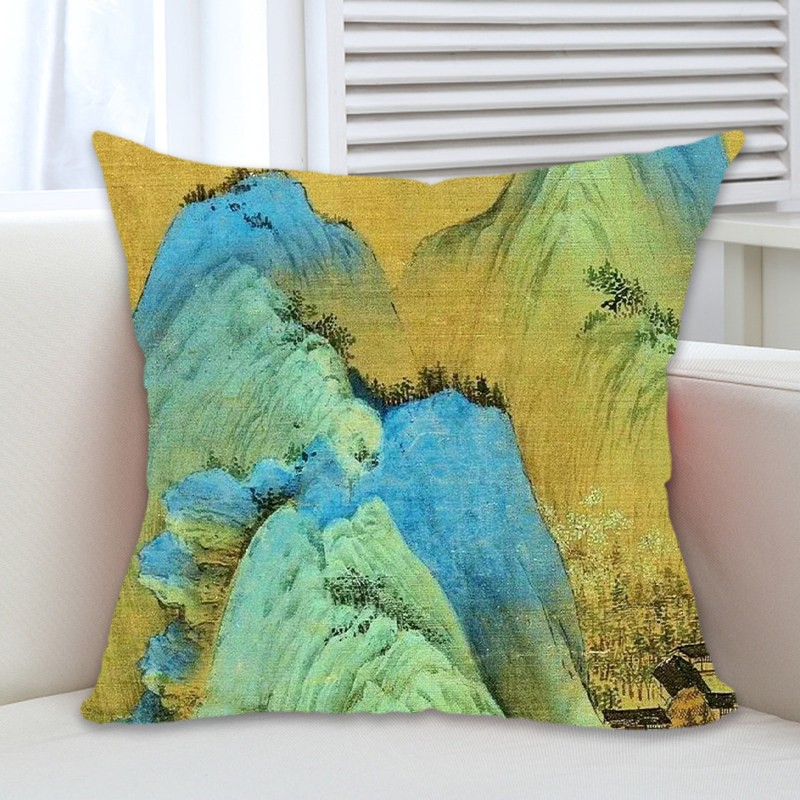 文旅主题中式抱枕（山水系列）主图